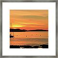 Punta Del Este Sunset, Uruguay Framed Print