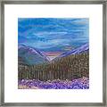 Purple Alaska Framed Print