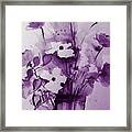 Purple Bouquet Framed Print