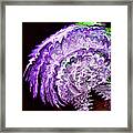 Purple Mushroom Framed Print