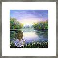 Purple Peace Framed Print