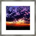 Purple Sky Framed Print