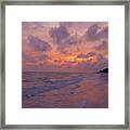 Purple Sunset Framed Print