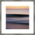 Purple Waves Framed Print