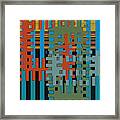 Puzzled Framed Print