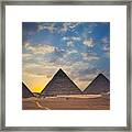 Pyramid Framed Print