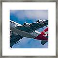 Qantas A380 Framed Print