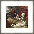 Queen Henrietta Maria And Her Children Framed Print