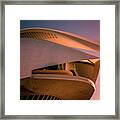 Abstract Architecture Valencia Spain Framed Print
