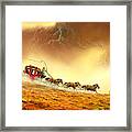 Racing The Storm Framed Print