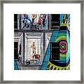 Racy Painting On Building Framed Print