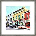 Radford Virginia - Along Main Street Framed Print
