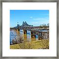 Rail Road Bridge Framed Print
