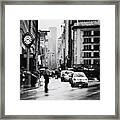 Rain - New York City Framed Print