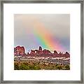 Rainbow Down Framed Print