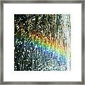 Rainbow Fountain Framed Print
