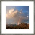 Rainbow Mountain Framed Print