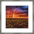 Rainbows In The Desert No. 2  ... Framed Print