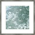 Raining In Abstract Framed Print