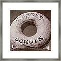Randy's Donuts - Vintage Framed Print