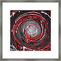 Raspberry Swirls Framed Print