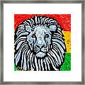 Rastafari Lion Framed Print