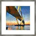 Ravenel Bridge Framed Print
