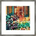 Ready To Water The Garden Oil Painting Framed Print