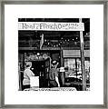Real French Cooking Louisiana Restaurant Framed Print