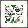 Recipe - Irish Soda Bread Framed Print