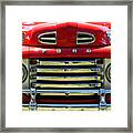 Red -- 1948 Ford F-1 At The Golden State Classic Car Show In Paso Robles Ca Framed Print