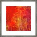 Red Abstract Framed Print