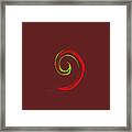 Red And Green Framed Print