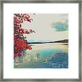 Wertheim Red Autumn Lake Framed Print