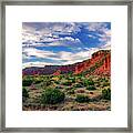 Red Cliffs Of Caprock Canyon Framed Print