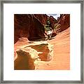 Red Cliffs Pools Framed Print