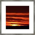 Red Cloud Sunrise Framed Print