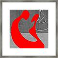 Red Couple Framed Print