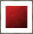 Red Fabric Framed Print