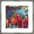 Red Forteresse Framed Print