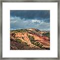 Red Hills Landscape Framed Print