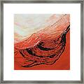 Red Moon V Framed Print