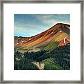 Red Mountain Framed Print