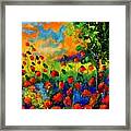 Red Poppies 45150 Framed Print