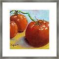 Red Ripe And Ready Framed Print
