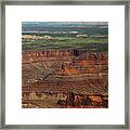 Red Rock Butte Near Moab Utah Framed Print