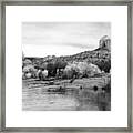 Red Rock Crossing At Cathedral Rock Framed Print