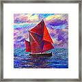 Red Sails Framed Print
