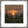 Red Sky Framed Print