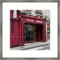 Red Storefront Framed Print